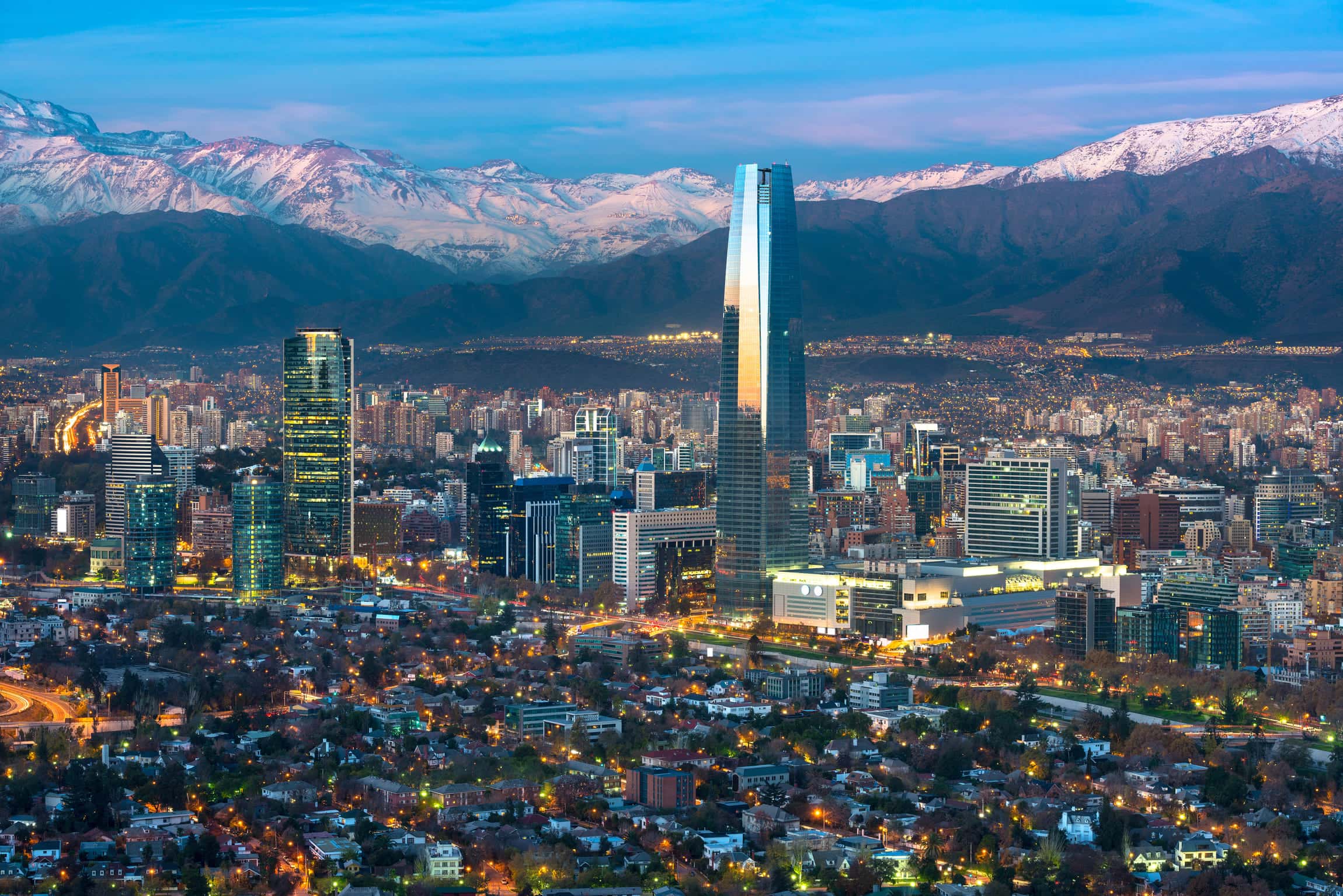 Skyline de Santiago de Chile